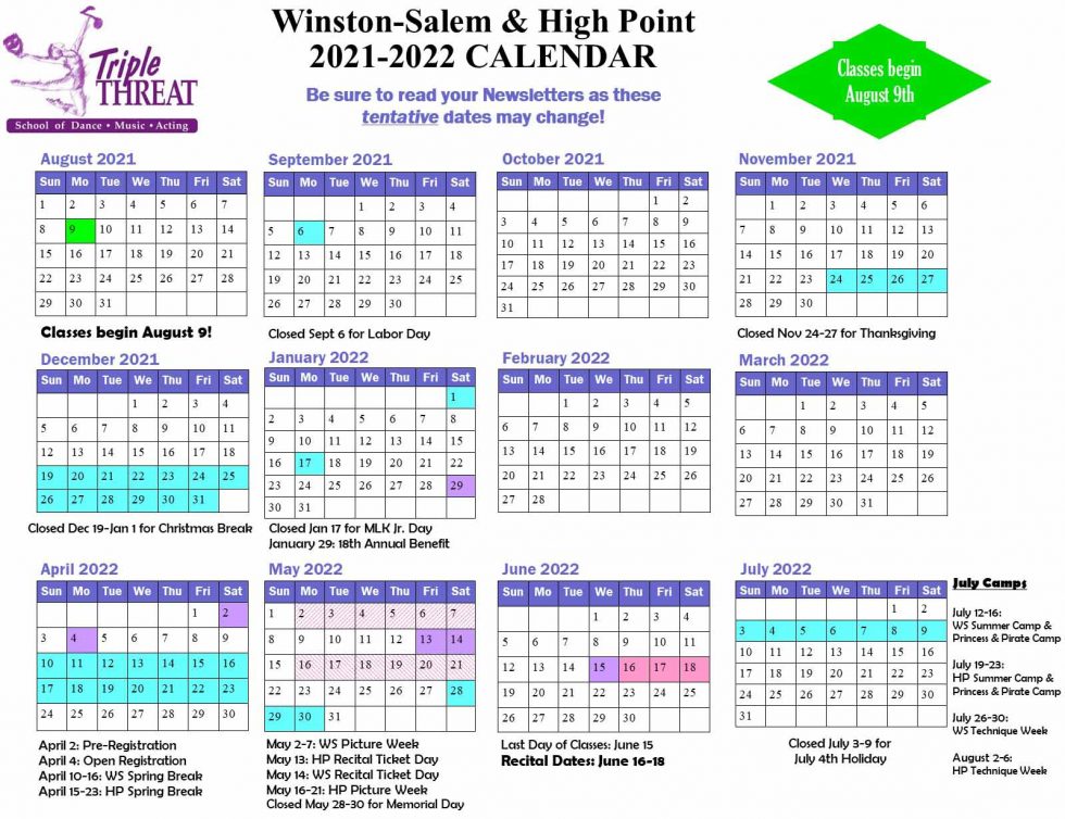 Schedules Triple Threat