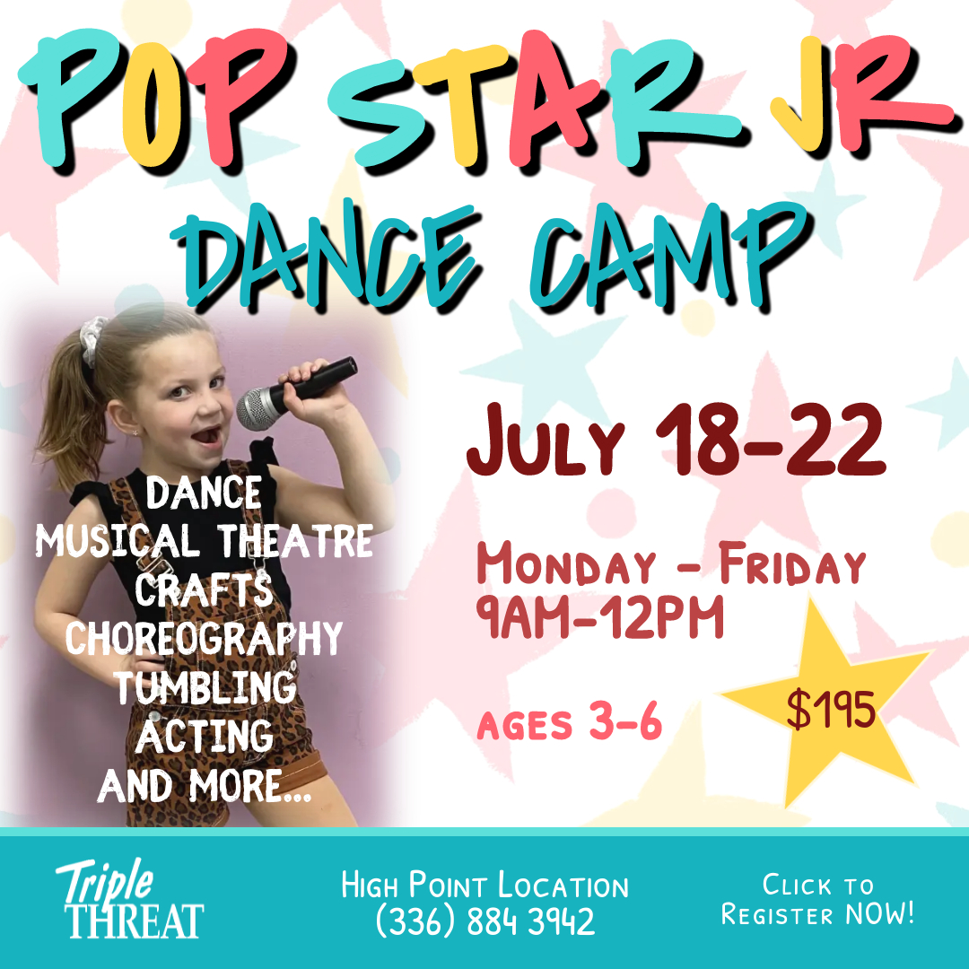 HP Pop Star Jr Camp Flyer | Triple Threat