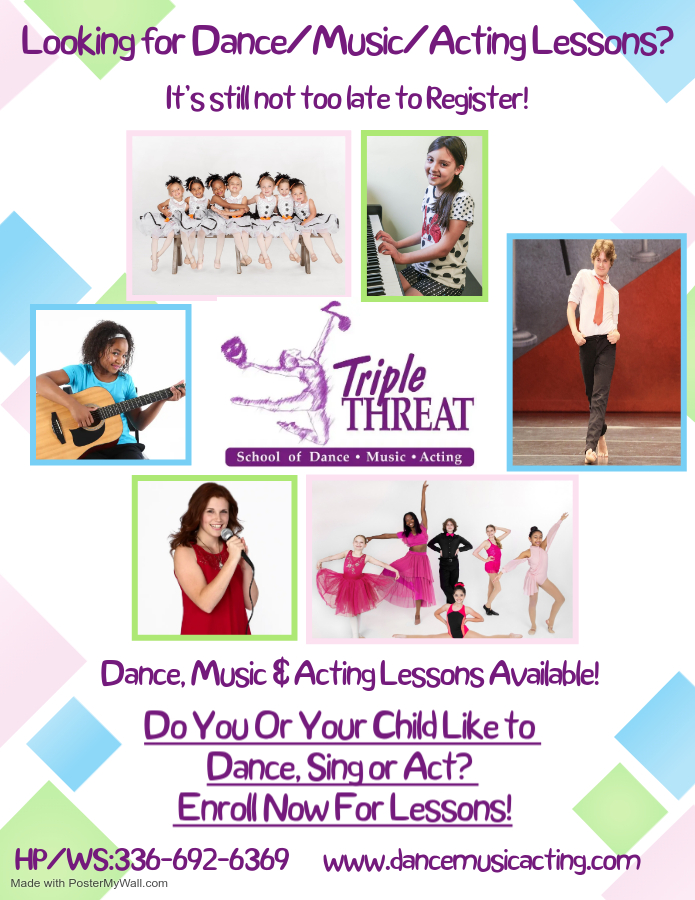 Sing dance act not too late